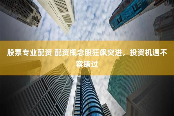 股票专业配资 配资概念股狂飙突进，投资机遇不容错过